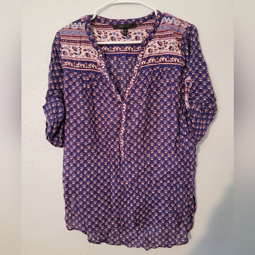 M Bcbg Patterned Blouse